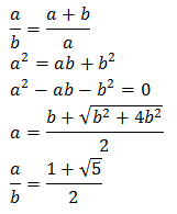 Background and Introduction: The Golden Ratio